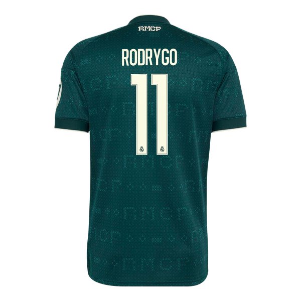 Rodrygo Real Madrid adidas 2026/27 Away Replica Jersey - Green