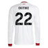 Hugo Ekitike Liverpool adidas 2026/27 Away Replica Long Sleeve Jersey - White