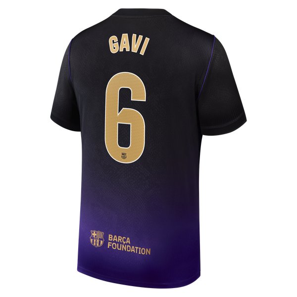 Gavi Barcelona Nike 2026/27 Away Stadium Replica Jersey - Purple