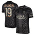 Lee Kang In Paris Saint-Germain Jordan Brand 2023/24 Third Stadium Player Jersey - Anthracite - Jersey Teams World