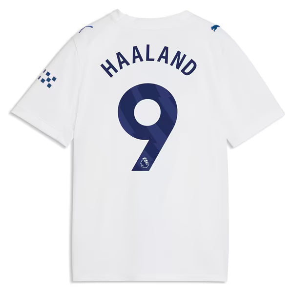 Erling Haaland Manchester City Puma Youth 2026/27 Third Replica Jersey - White