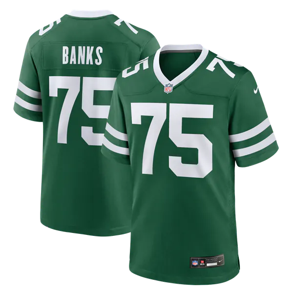 Brant Banks New York Jets Nike Team Game Jersey - Legacy Green