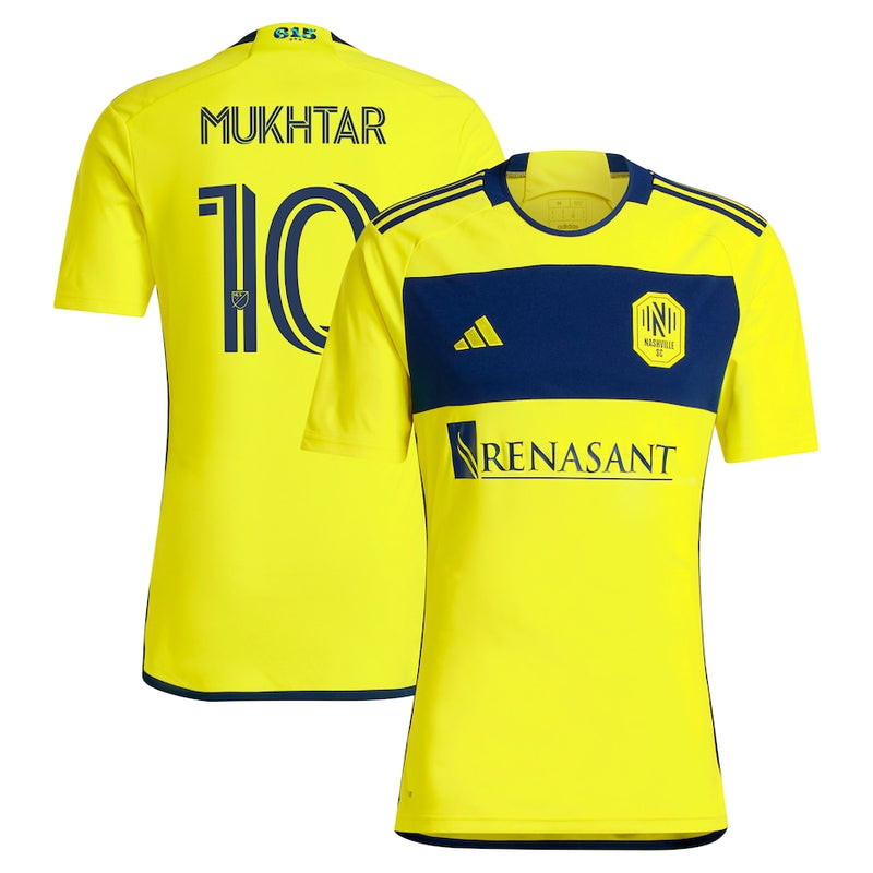 Hany Mukhtar Nashville SC adidas 2024 The 615 Kit  Player Jersey - Yellow