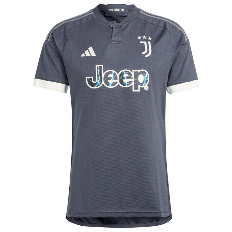 Dušan Vlahović Juventus adidas 2023/24 Third  Player Jersey - Gray