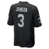 Taron Johnson Las Vegas Raiders Nike Team Game Jersey - Black
