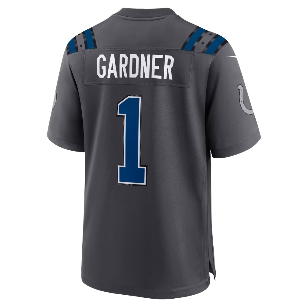 Ahmad Sauce Gardner Indianapolis Colts Nike 2026 Rivalries Collection Game Jersey - Anthracite
