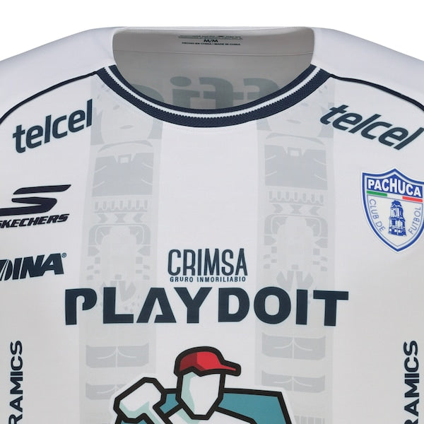 C.F. Pachuca 2026/27 Away Authentic Jersey - White