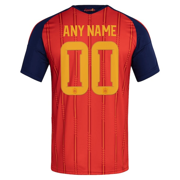 Adidas Spain National Team 2026 Home Replica Custom Jersey Red