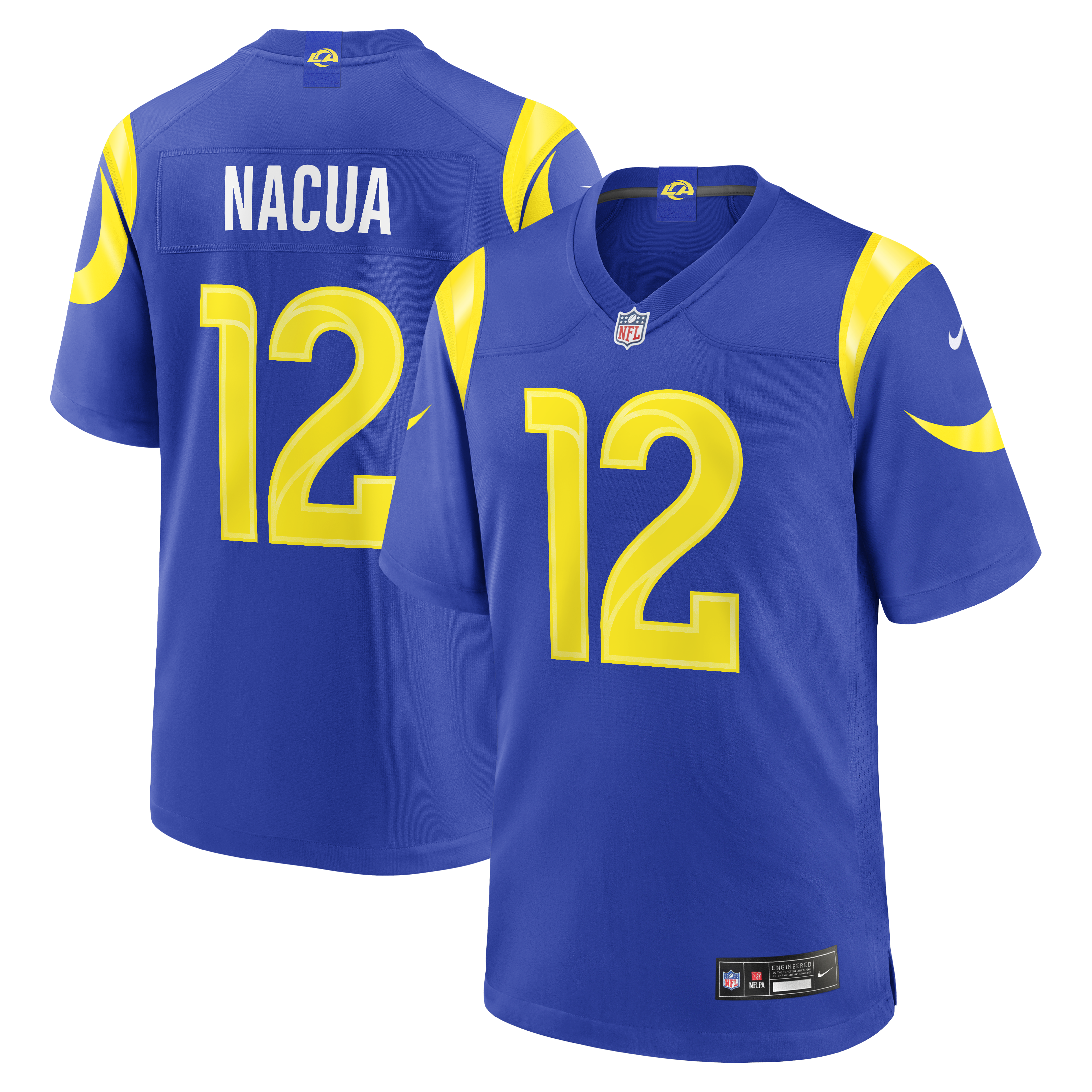 Nike Puka Nacua Los Angeles Rams Game Jersey White