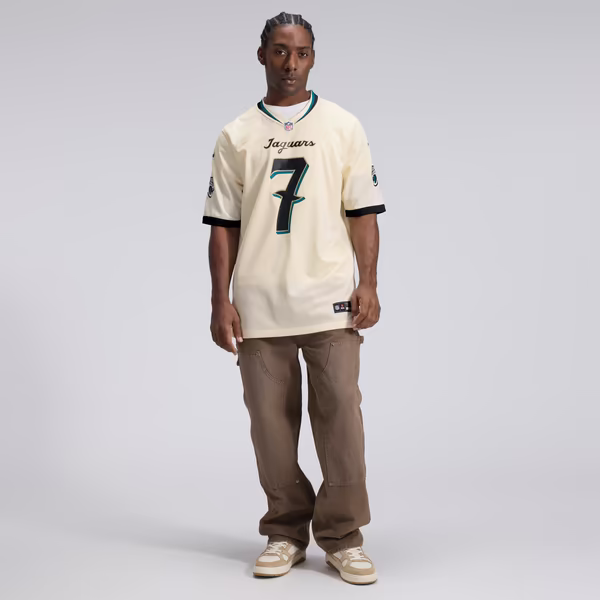 Brian Thomas Jr. Jacksonville Jaguars Nike 2026 Rivalries Collection Game Jersey - Natural