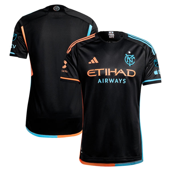 New York City FC adidas 2024 24/7 Kit Authentic Jersey – Black
