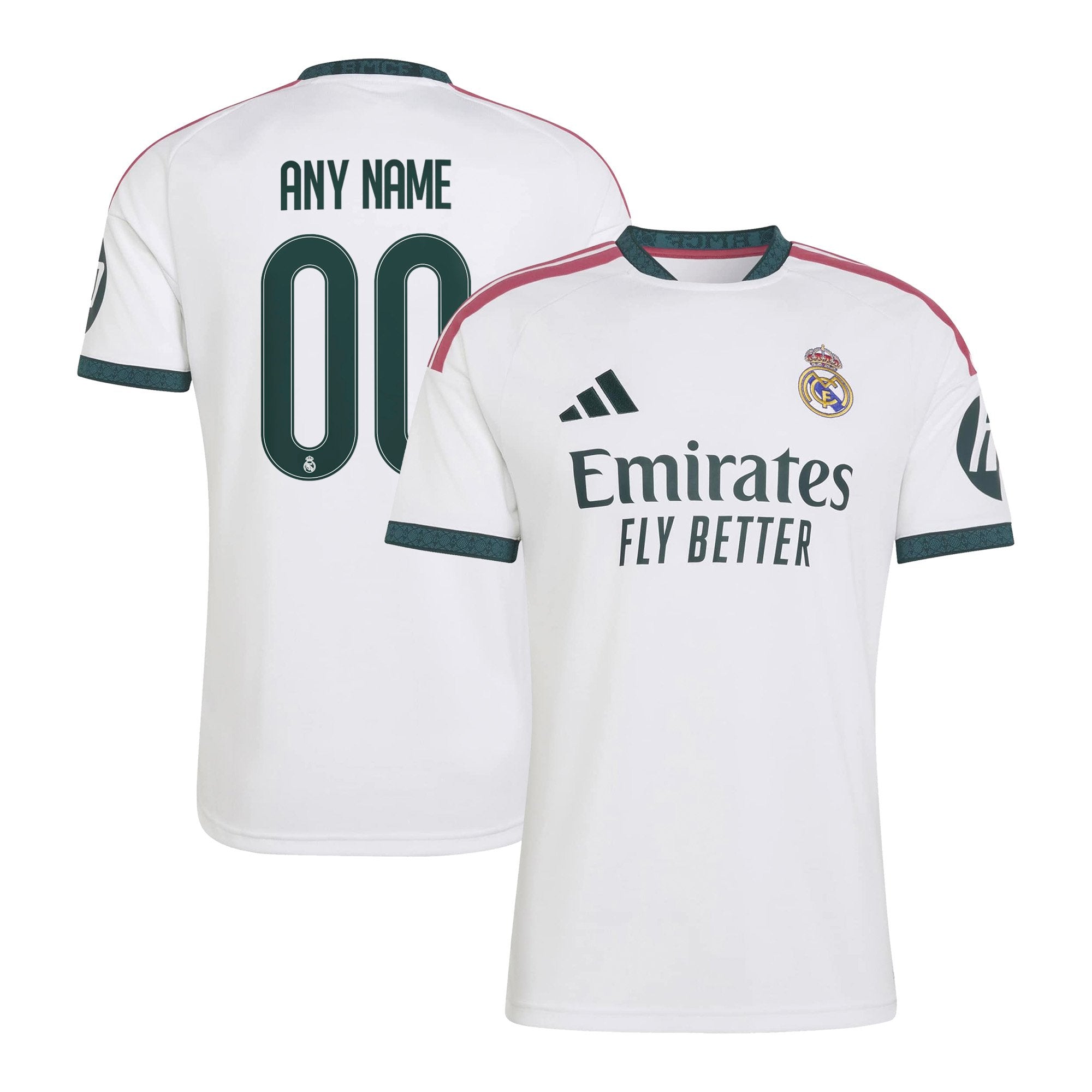 Real Madrid adidas 2026/27 Away Replica Custom Jersey - Green