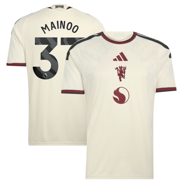 Kobbie Mainoo Manchester United adidas 2026/27 Third Replica Jersey - Cream