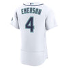 Colt Emerson Seattle Mariners Nike Home 50th Season Authentic Jersey - White
