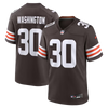 Zion Washington Cleveland Browns Nike Team Game Jersey - Brown