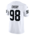 Maxx Crosby Las Vegas Raiders Nike Vapor F.U.S.E. Stitched Limited Jersey - White