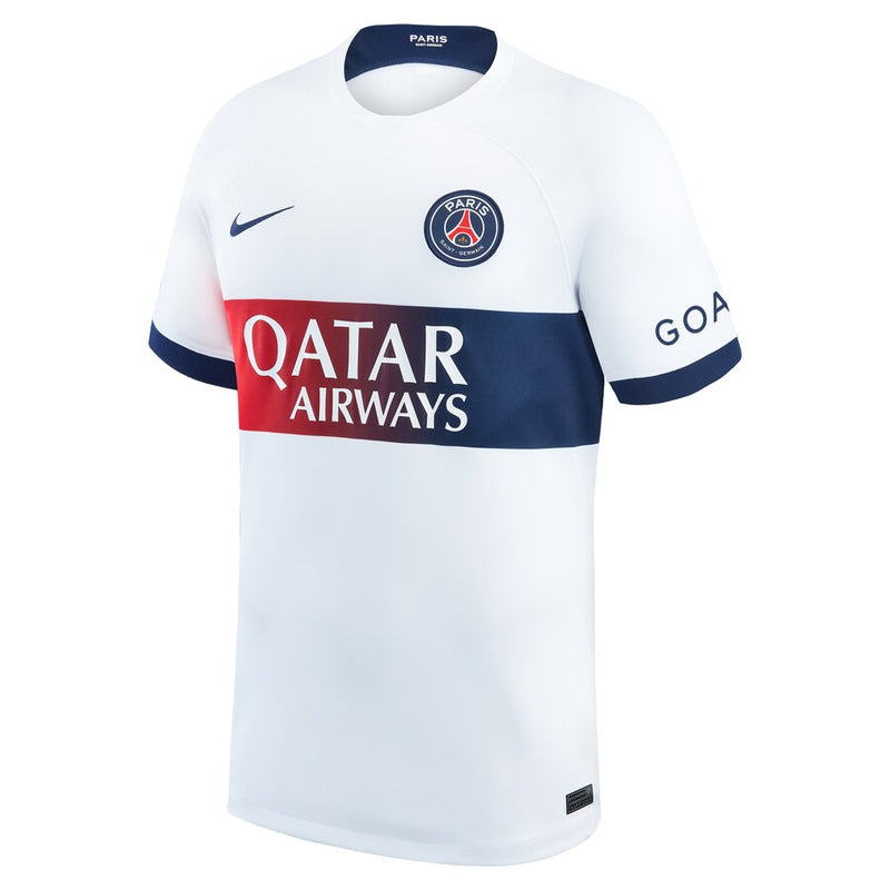 Ousmane Dembélé Paris Saint-Germain Nike 2023/24 Away Stadium Player Jersey - White