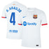 Ronald Araujo Barcelona Nike 2023/24 Away Jersey - White - Jersey Teams World