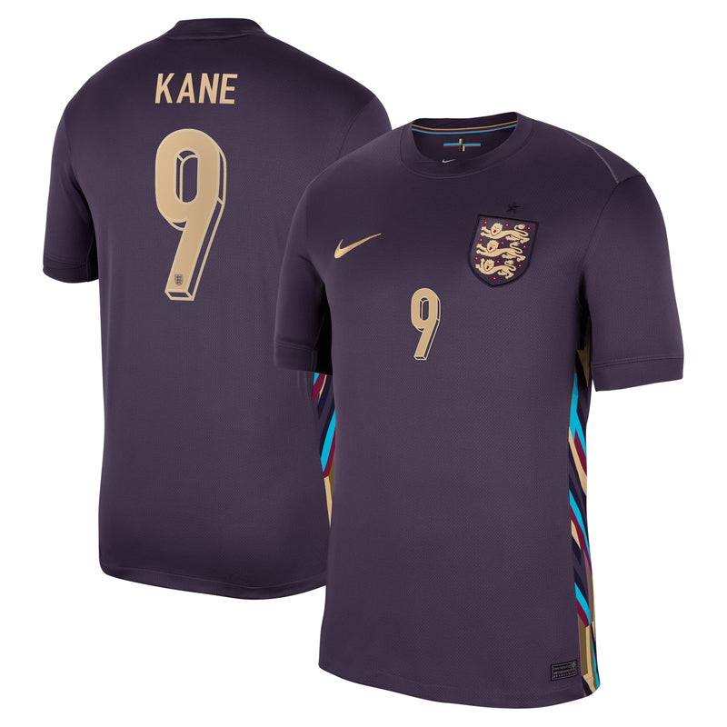 England Nike Away Stadium Shirt 2024 with Kane 9 printing Jersey