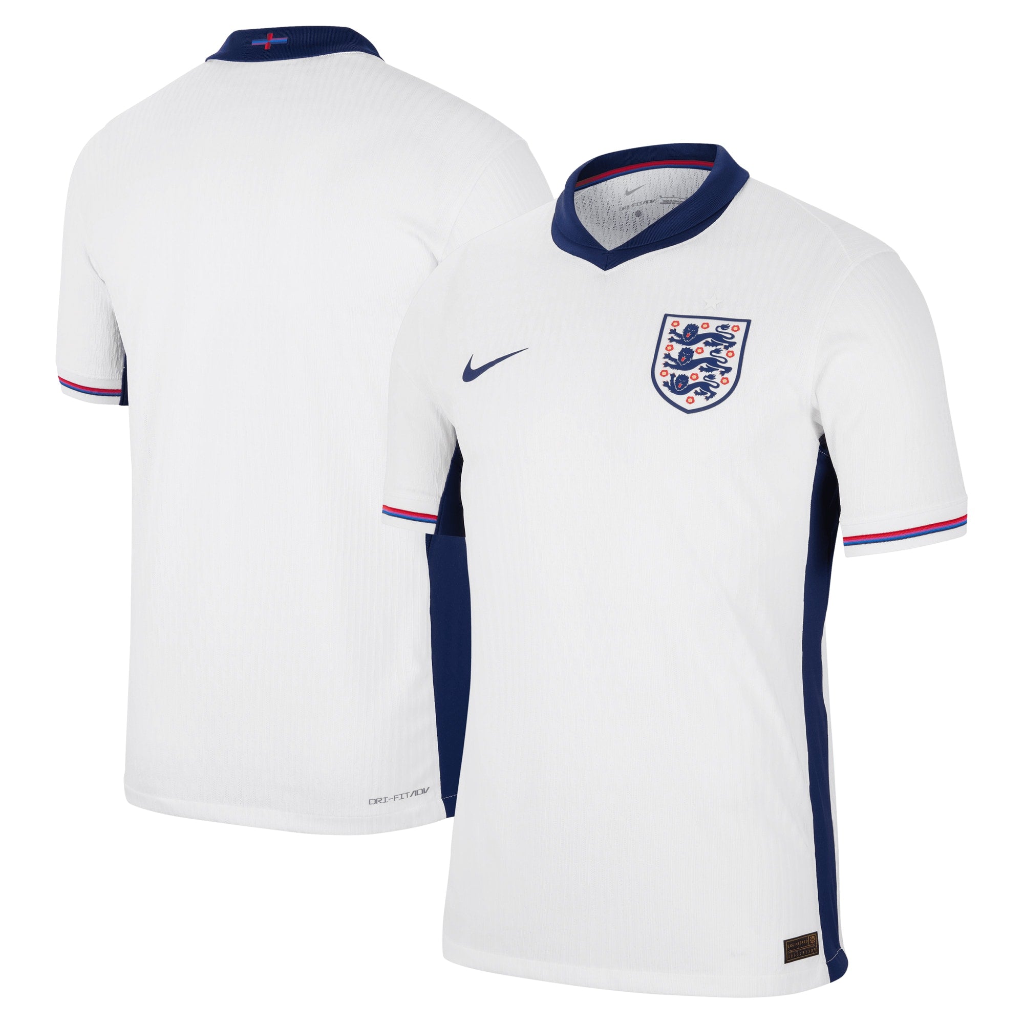 England Nike Dri Fit Adv Home Match 2024 Custom Jersey - Jersey Teams World