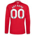 Manchester United adidas 2026/27 Home Replica Long Sleeve Custom Jersey - Red