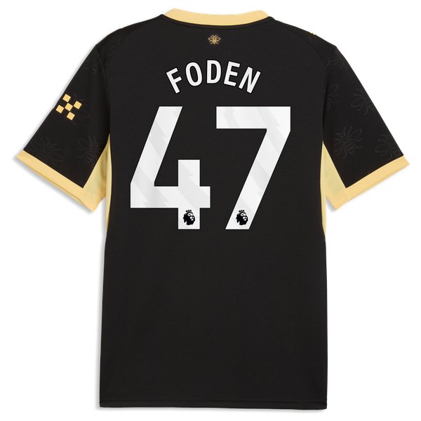 Phil Foden Manchester City Puma 2026/27 Away Replica Jersey - Black