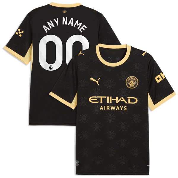 Manchester City Puma 2026/27 Away Replica Custom Jersey - Black