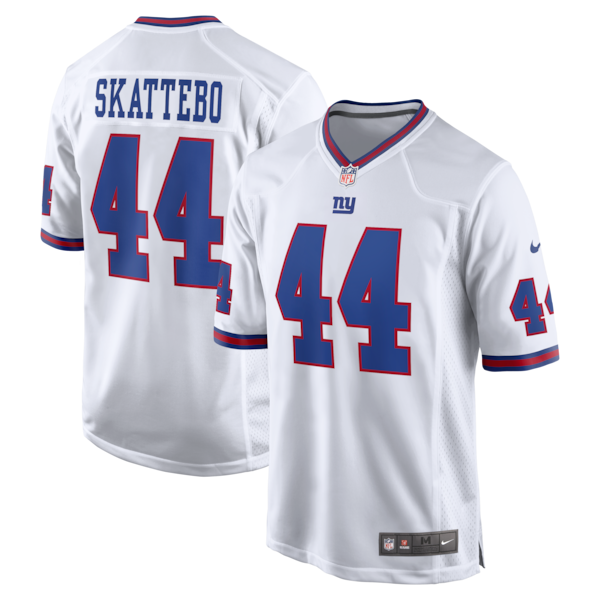 Cam Skattebo New York Giants Nike Alternate Vintage White Game Jersey - White