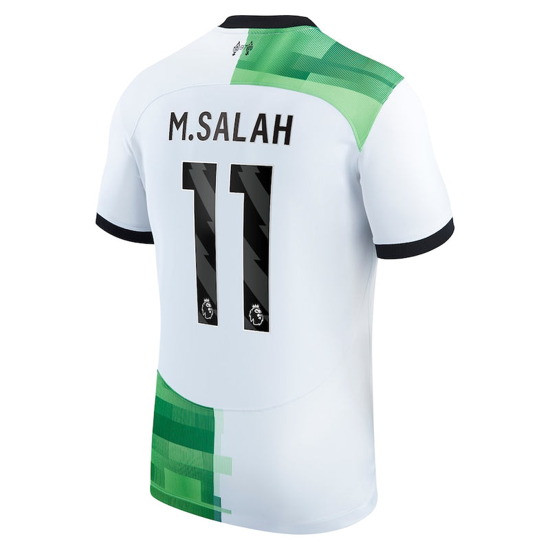 Mohamed Salah Liverpool Nike 2023/24 Away Player Jersey - White