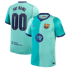Barcelona Nike 2026/27 Third Stadium Replica Custom Jersey - Turquoise