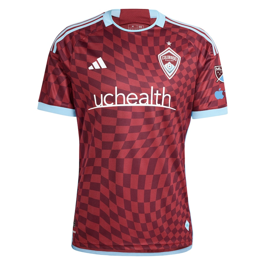 Sam Vines Colorado Rapids adidas 2024 One Flag Kit Authentic Player Jersey - Burgundy