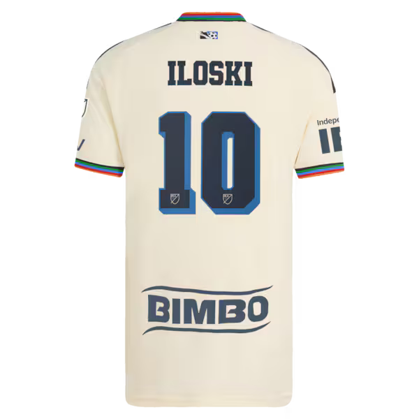 Milan Iloski Philadelphia Union adidas 2026 Archive On-Field Authentic Jersey - Tan