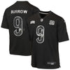 Joe Burrow Cincinnati Bengals Nike Youth 2026 Salute to Service Game Jersey - Black