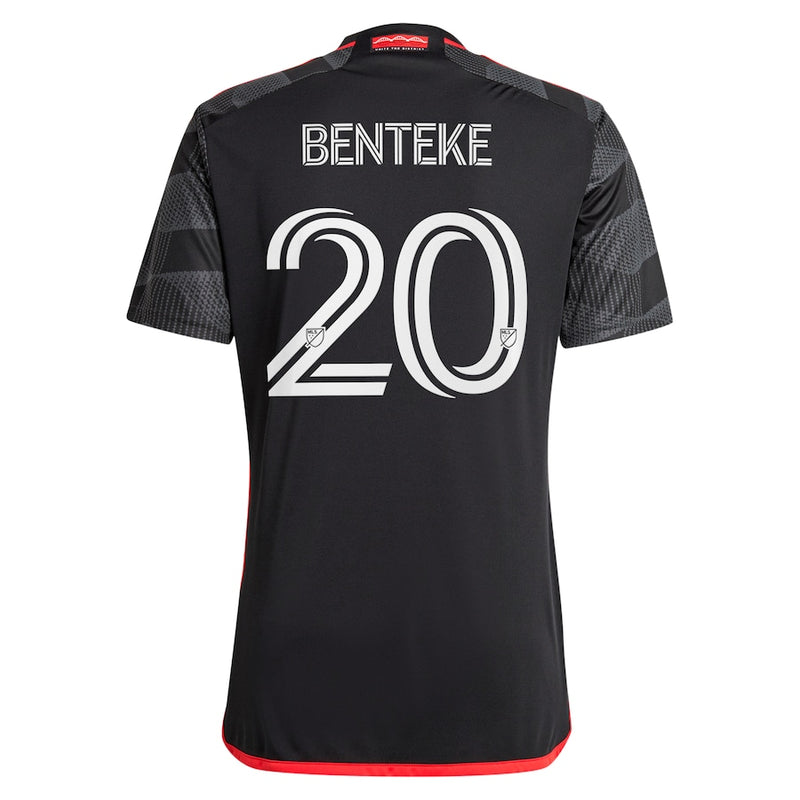 Christian Benteke D.C. United adidas 2024 The Icon Kit  Player Jersey – Black