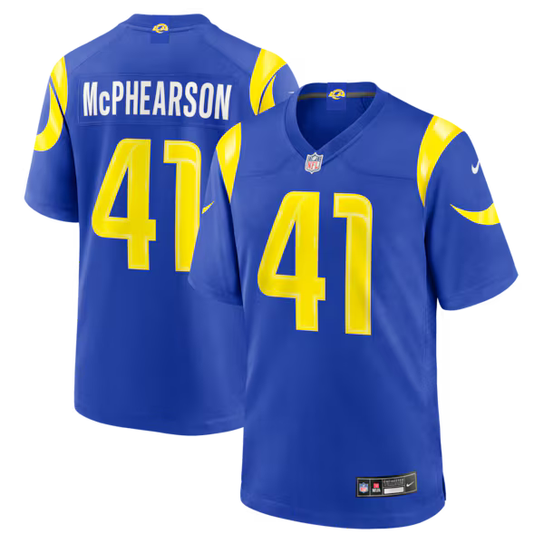 Zech McPhearson Los Angeles Rams Nike Team Game Jersey - Royal