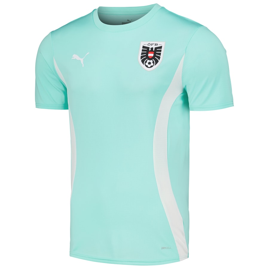 Austria National Team Puma 2023/24 Pre-Match Jersey - Mint - Jersey Teams World