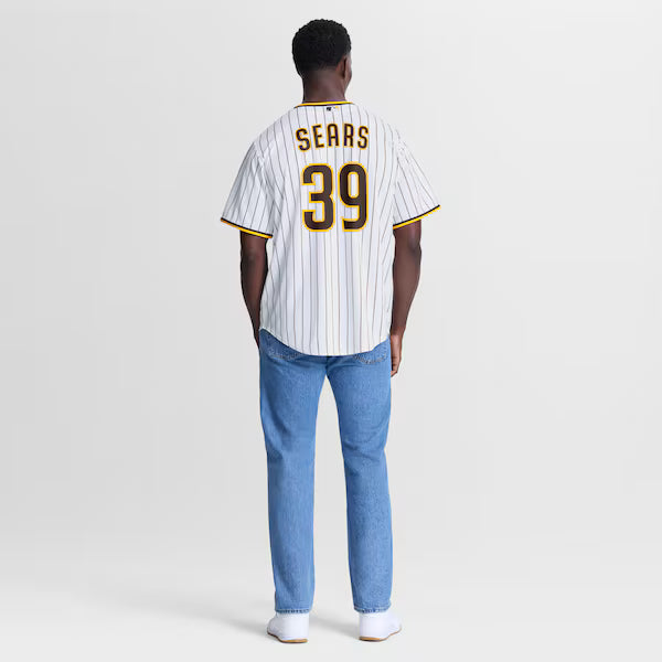 JP Sears San Diego Padres Nike Home Replica Jersey - White