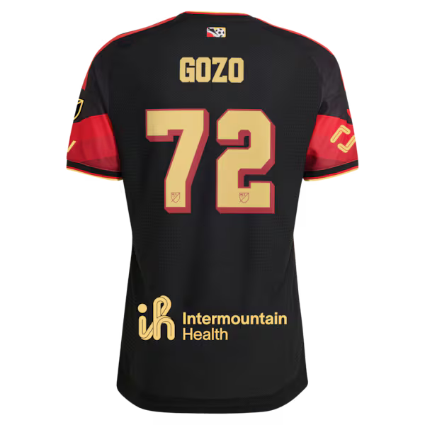 Zavier Gozo Real Salt Lake adidas 2026 Archive On-Field Authentic Jersey - Black