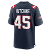 Quintayvious Hutchins New England Patriots Nike Team Game Jersey - Navy