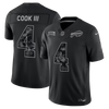 James Cook III Buffalo Bills Nike 2026 Salute to Service Stitched Limited Jersey - Black