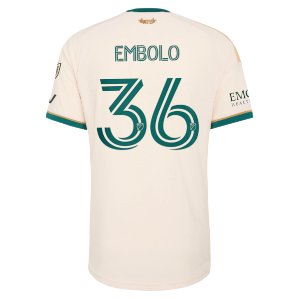 Breel Embolo Atlanta United FC adidas 2026 Spirit of '96 On-Field Authentic Patch Jersey - Tan