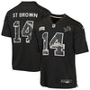 Amon-Ra St. Brown Detroit Lions Nike Youth 2026 Salute to Service Game Jersey - Black