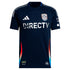 adidas Hirving Lozano San Diego FC jersey in navy blue with DIRECTV logo and team crest
