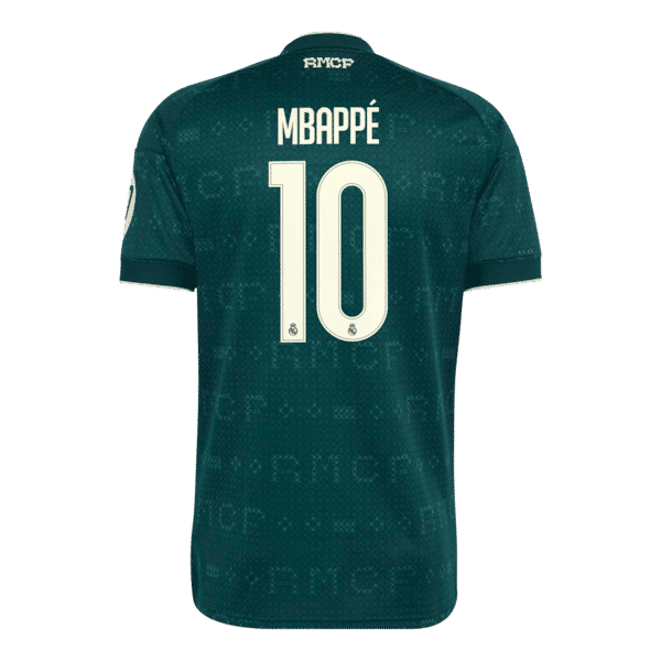 Kylian Mbappé Real Madrid adidas 2026/27 Away Replica Jersey - Green