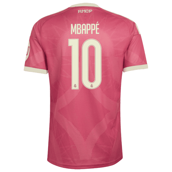 Kylian Mbappé Real Madrid adidas 2026/27 Third Replica Jersey - Pink
