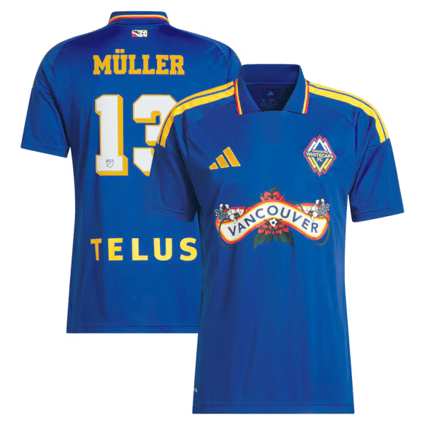 Thomas Müller Vancouver Whitecaps FC adidas 2026 Archive Replica Jersey - Royal