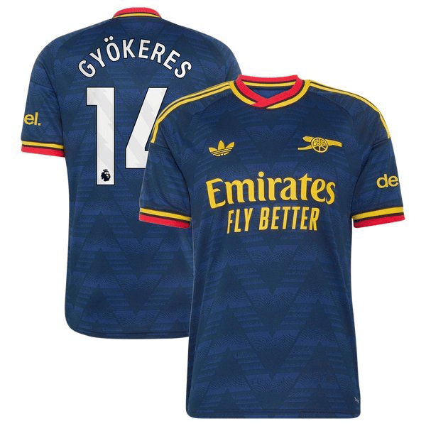 Viktor Gyökeres Arsenal adidas 2026/27 Away Replica Jersey - Navy