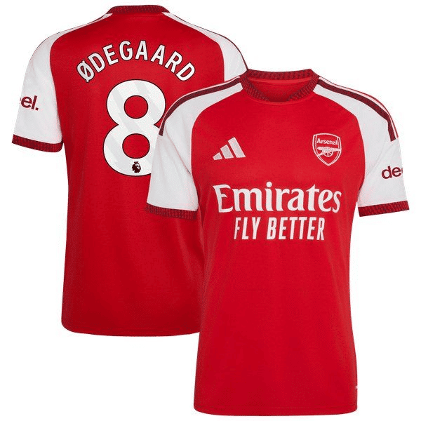 Martin Ødegaard Arsenal adidas 2026/27 Home Replica Jersey - Red