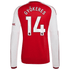 Viktor Gyökeres Arsenal adidas 2026/27 Home Replica Long Sleeve Jersey - Red
