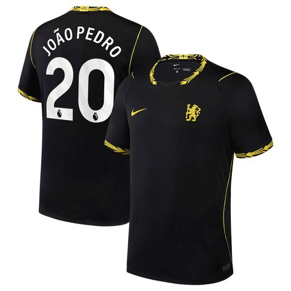 João Pedro Chelsea Nike 2026/27 Away Stadium Replica Jersey - Black